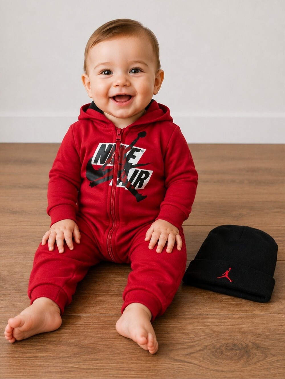 3m baby Nike Jordan romper and hat